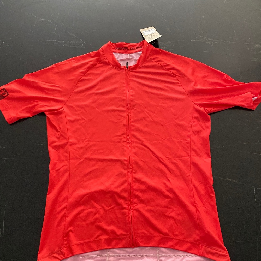 Peal Izumi Men's Attack Jersey  Biking Jersey - Large -  Screaming Red BRAND NEW